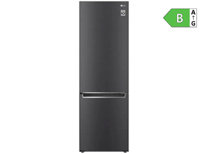 LG GBB72MCVBN Frigorifero combinato, Classe B, 384L, MetalFresh, Wine Rack, No frost, Nero
