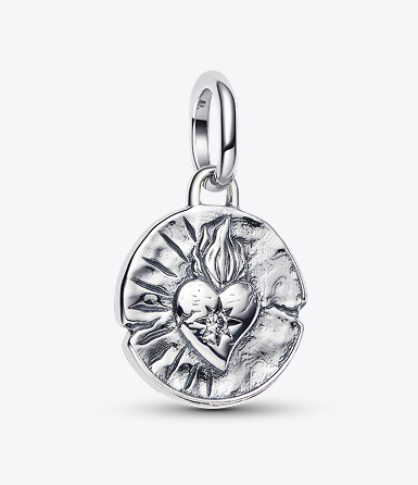Heart Medallion Charm