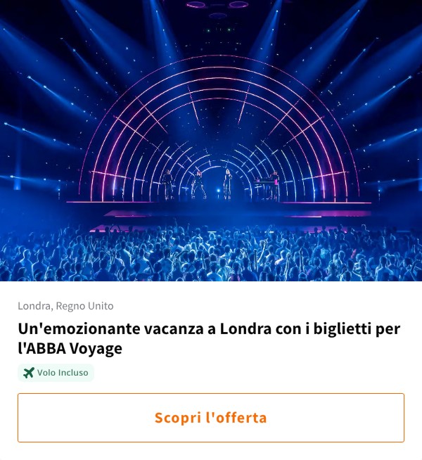 Un'emozionante vacanza a Londra con i biglietti per l'ABBA Voyage