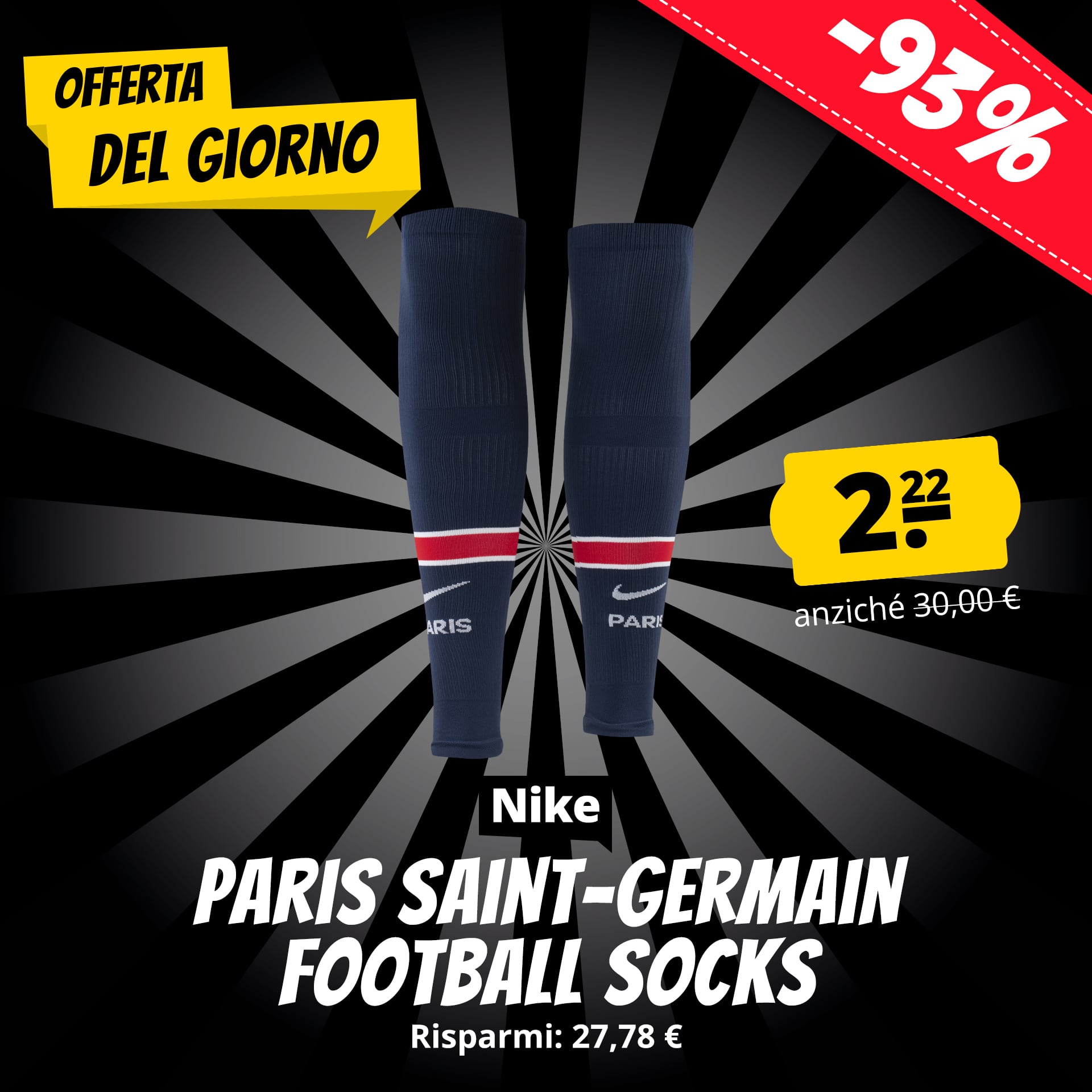 PSG Paris saint germain nike air jordan calzettoni da calcio