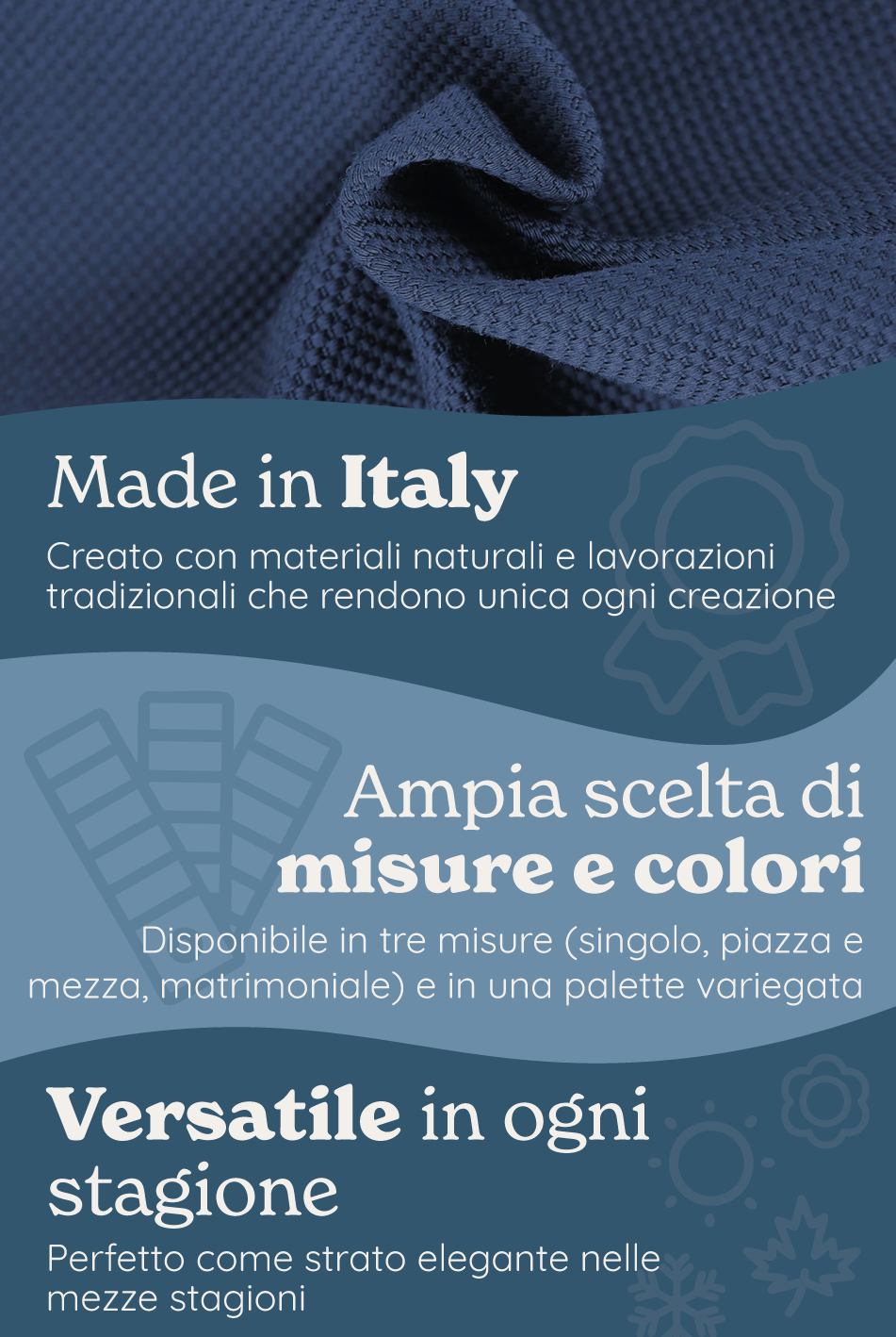 Made in Italy, creato con materiali naturali