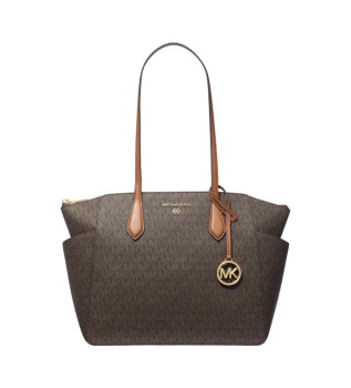 borsa-tote-marilyn-media-con-logo-marrone