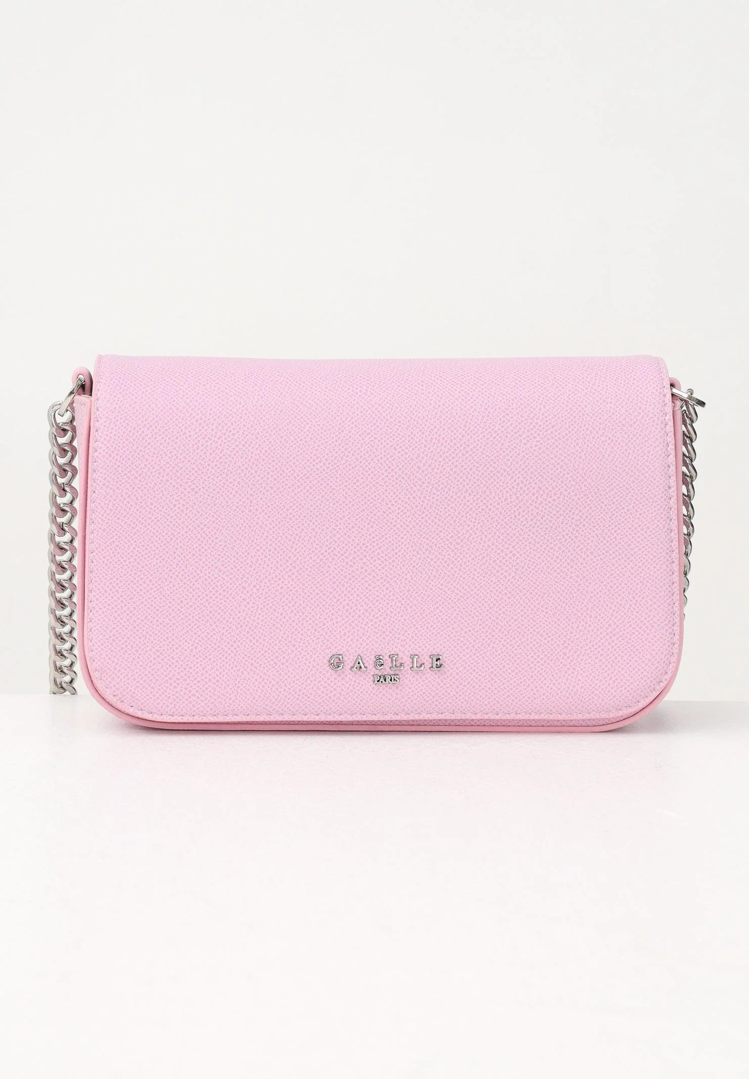 Image of GAELLE Borsa a tracolla rosa da donna con logo