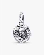 Skull Medallion Charm