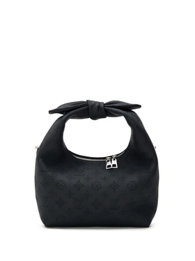 Borsa a Tracolla Why Knot in Pelle Nera Louis Vuitton
