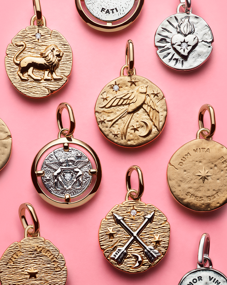 A selection of charms from the new Pandora Talisman collection