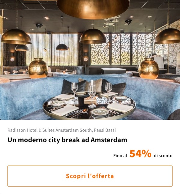 Un moderno city break ad Amsterdam