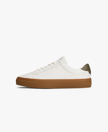 Sneakers in pelle con suola preformata