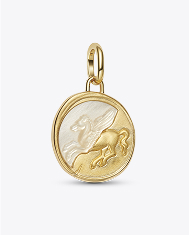 Pegasus Medallion Charm