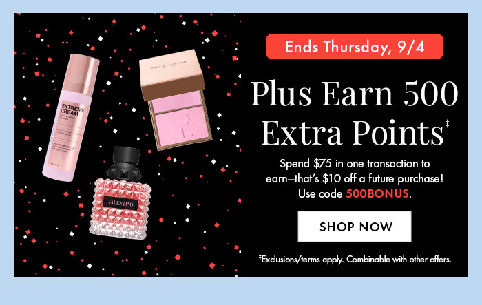 Earn 500 points