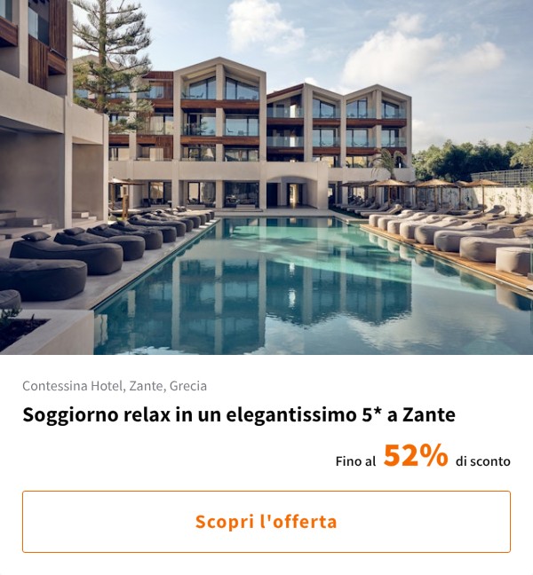 Soggiorno relax in un elegantissimo 5* a Zante
