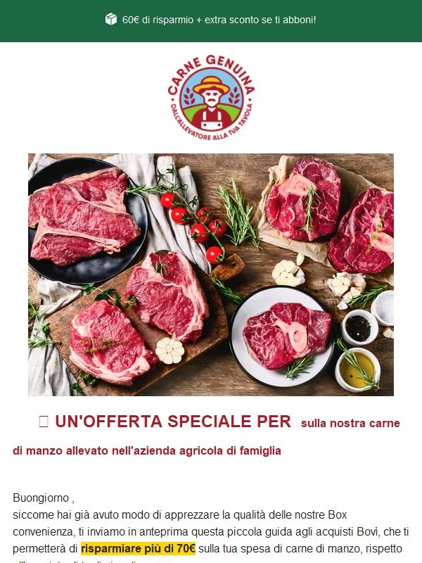 💰  Scopri come risparmiare più di 70€ sulla tua spesa di carne