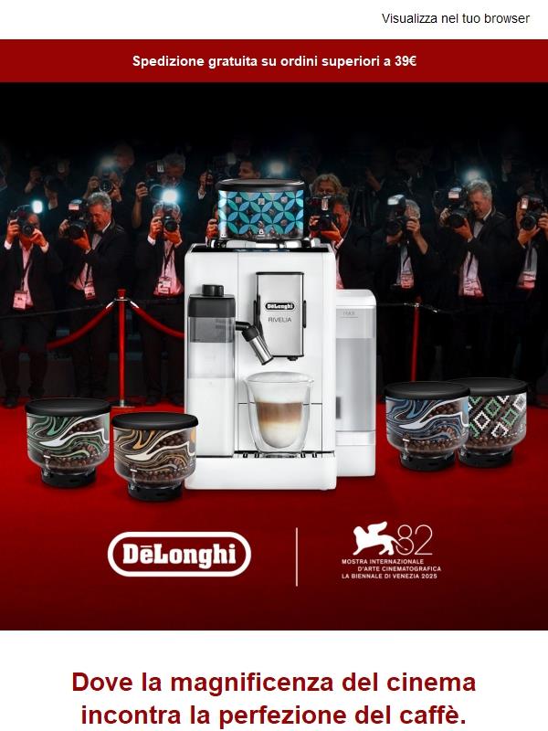 L’espresso calca il red carpet.