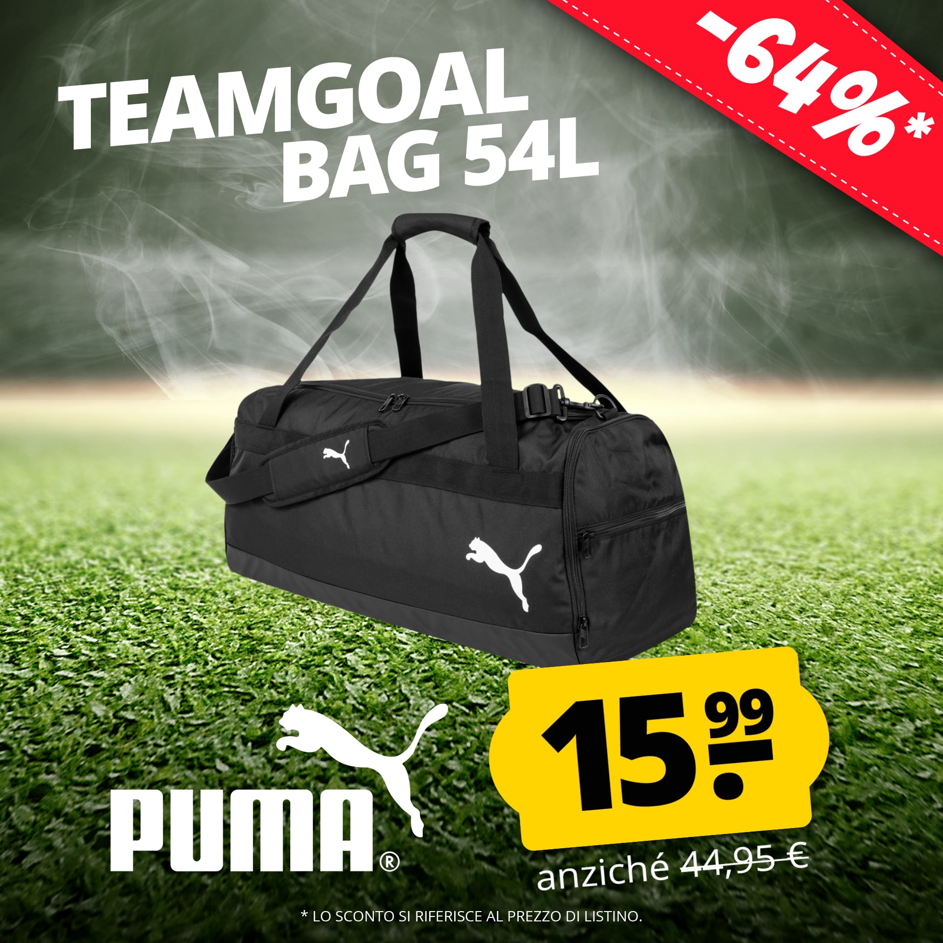 Puma teamgoal medium borsa da calcio