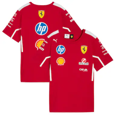 T-shirt Scuderia Ferrari 2025 Team - Bambi...