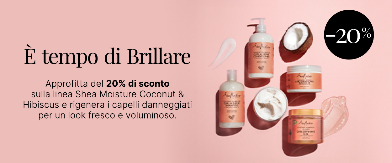20 di sconto sulla shea moisture
