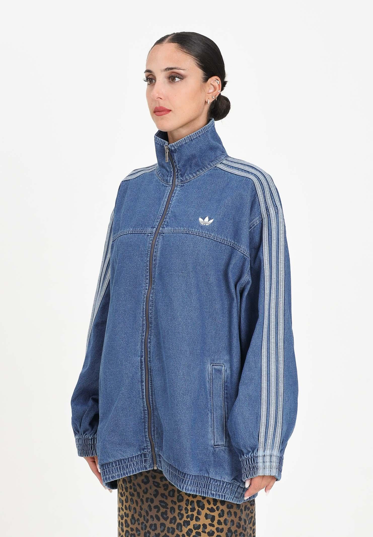 Image of ADIDAS ORIGINALS Giubbotto Adicolor Denim Adilenium in denim chiaro da donna