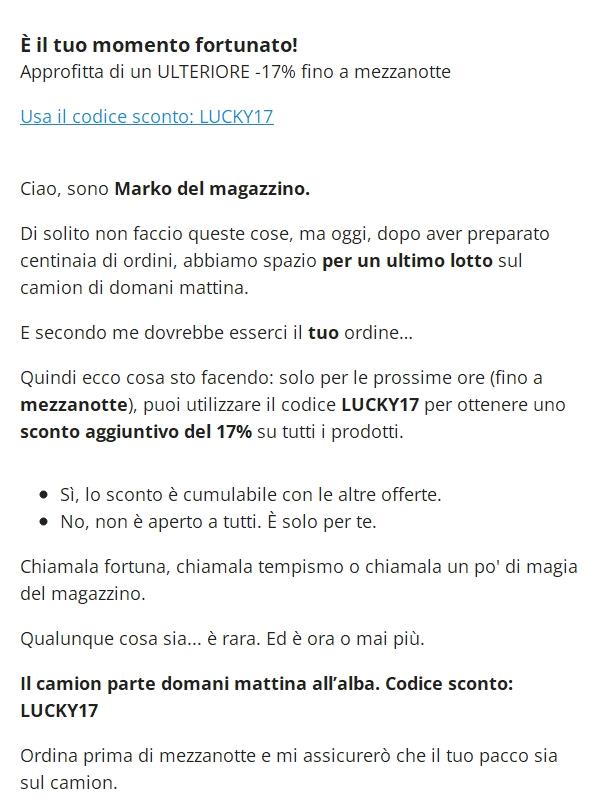 Non succede mai... ma ora sta succedendo proprio a te.