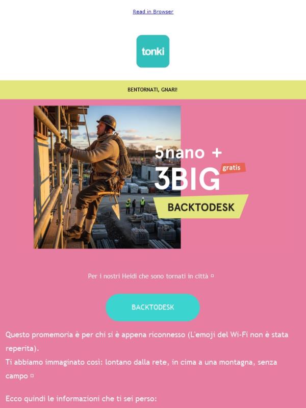 Continua la promo BACKTODESK 🤩