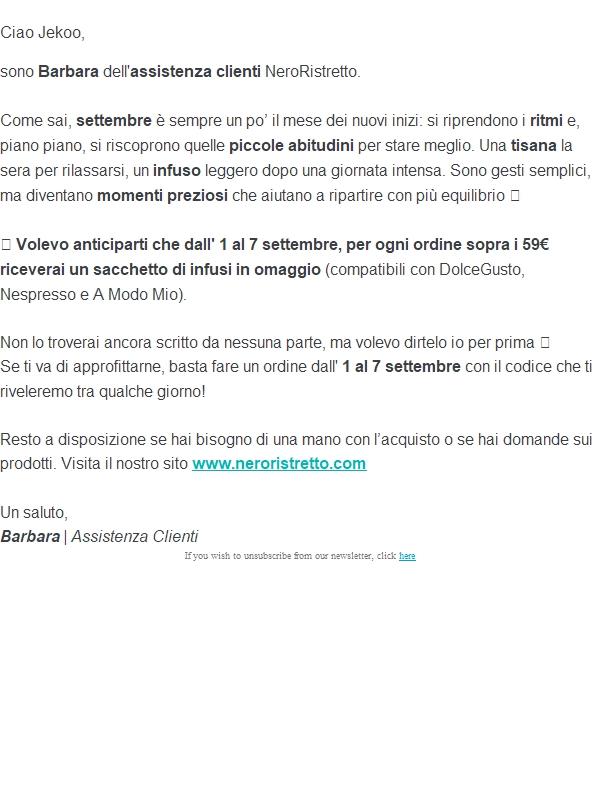 Jekoo, ti faccio uno spoiler😉