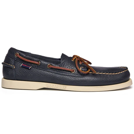 Mocassino Portland in Pelle Martellata / Blu