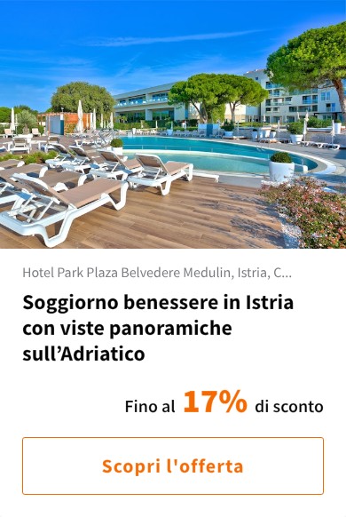 Soggiorno benessere in Istria con viste panoramiche sull%27Adriatico
