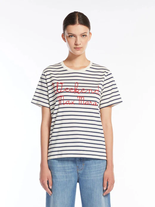T-Shirt in Cotone / Bianco