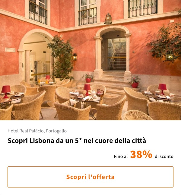 Scopri Lisbona da un 5* nel cuore della città