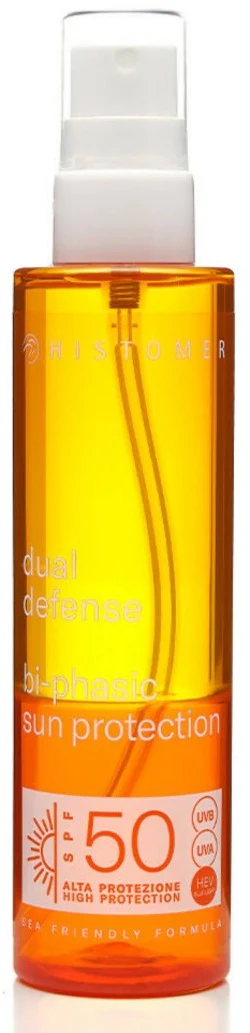 Solare Dual Defense Bi-Phasic Sun Protection Spf50 Alta Protezione Solare Corpo 200ml Histomer