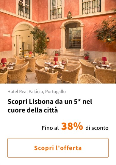 Scopri Lisbona da un 5* nel cuore della città