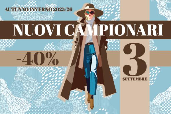 Nuovi Campionari A/I 25 in Negozio