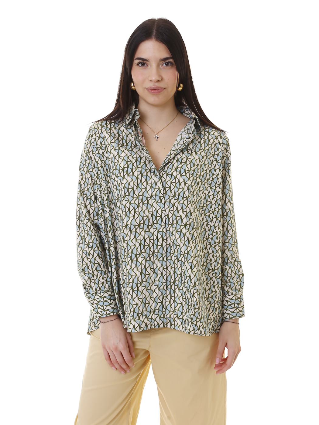 HOMEWARD LILOU CAMICIA POPELINE STRETCH