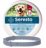 Collare bayer seresto cane oltre 8 kg collare antiparassitario pulci zecche per cani medio grandi