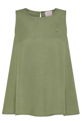 SUN68 Tank top in lino