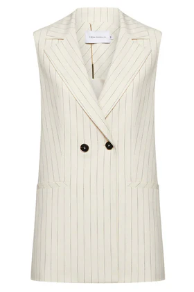 SIMONA CORSELLINI Giacca gilet a righe