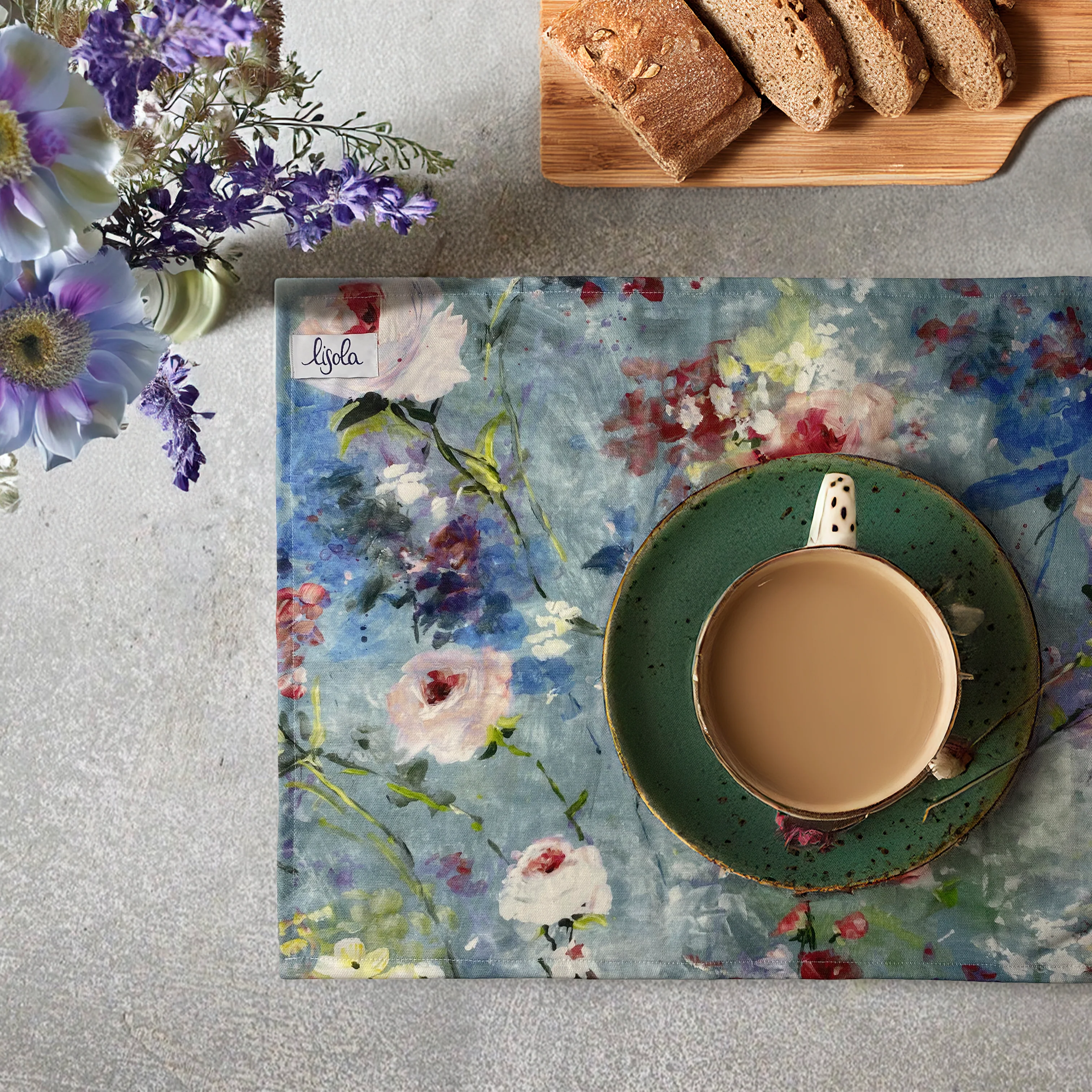 Image of Americano in Puro Cotone <br>Fantasia - Acquerello