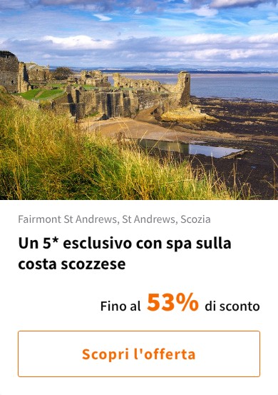 Un 5* esclusivo con spa sulla costa scozzese