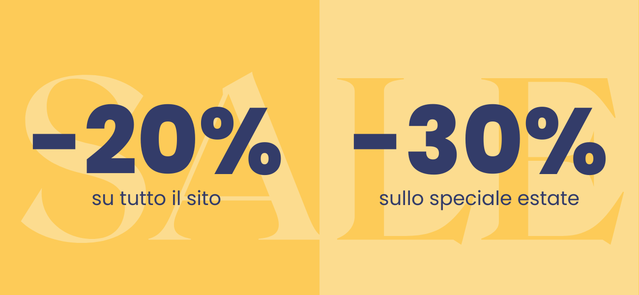 -20% su tutti i prodotti Solo questo weekend Ordina il tuo weekend!