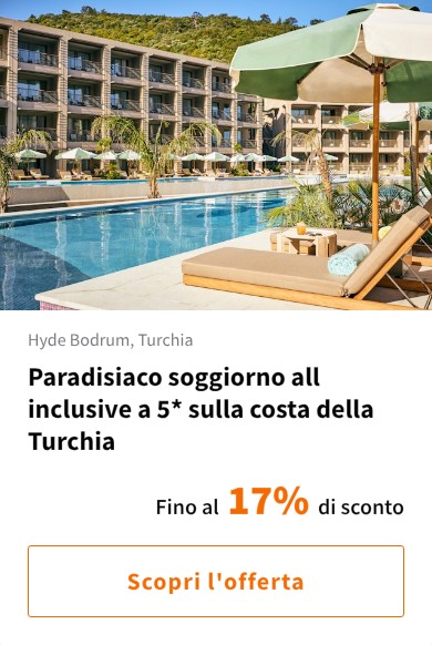 Paradisiaco soggiorno all inclusive a 5* sulla costa della Turchia