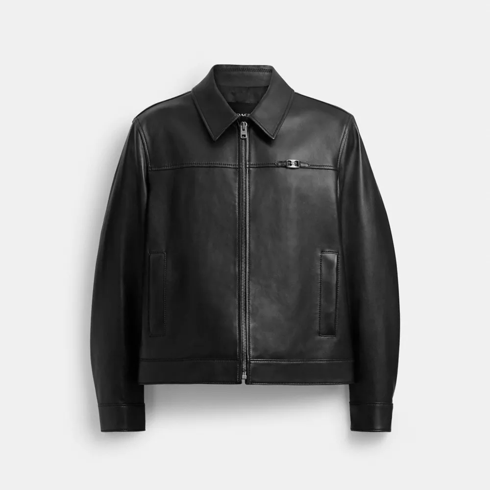 Heritage C Lightweight Leather Jacket