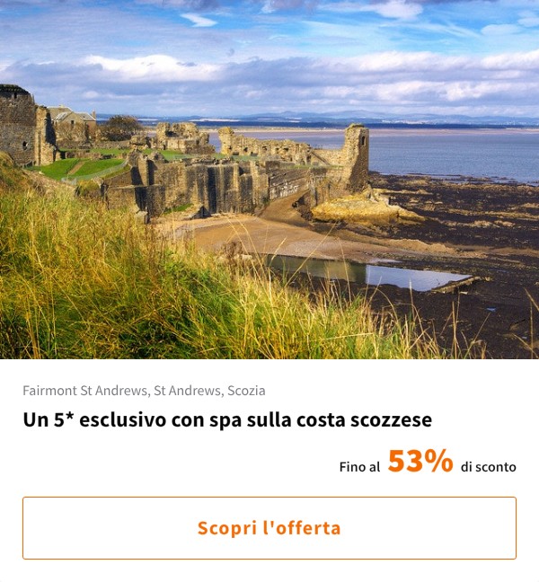 Un 5* esclusivo con spa sulla costa scozzese
