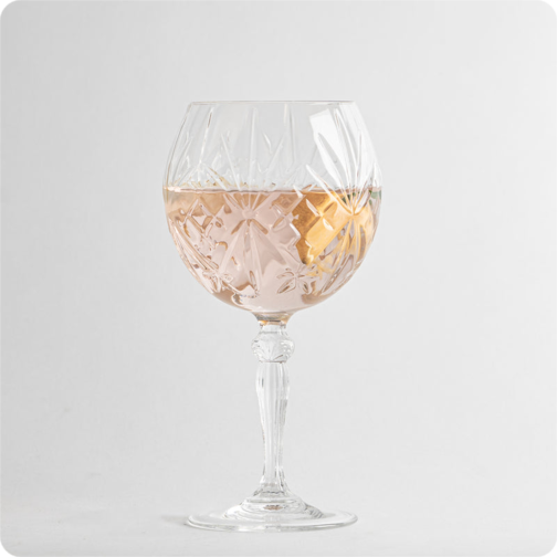 65 cl - Melodia Calice Gin Tonic in Vetro - Set 6 Pezzi