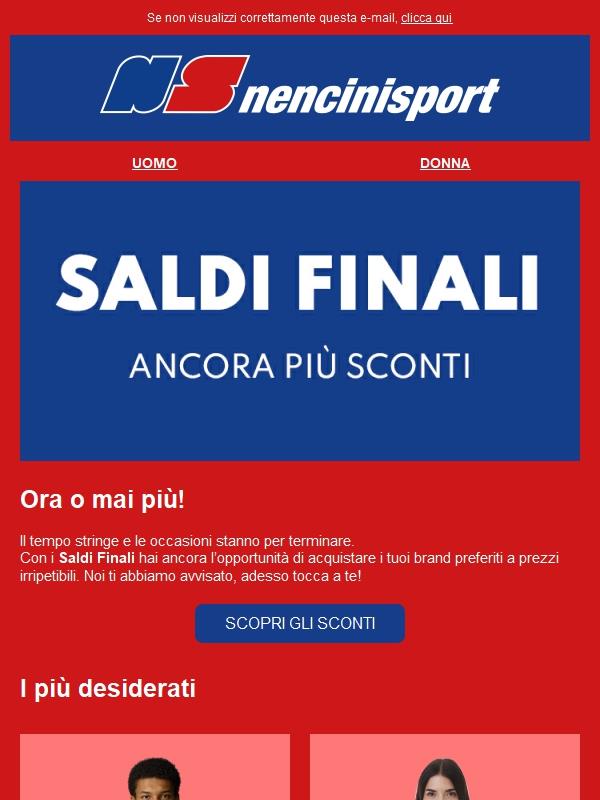 SALDI FINALI: ultimissimi giorni di sconti!