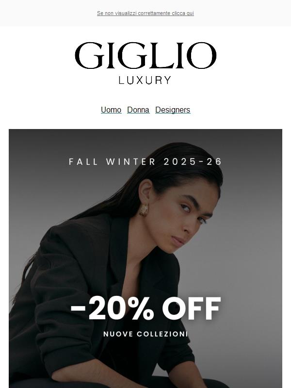-20% FW25-26 🤍