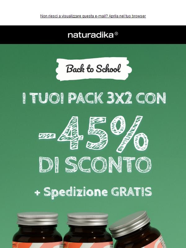 💥⏰-45% SCONTO sui Pack 3x2*