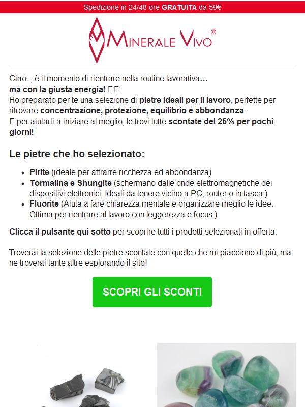 Rientro al lavoro: -25% su pietre per focus, protezione e benessere