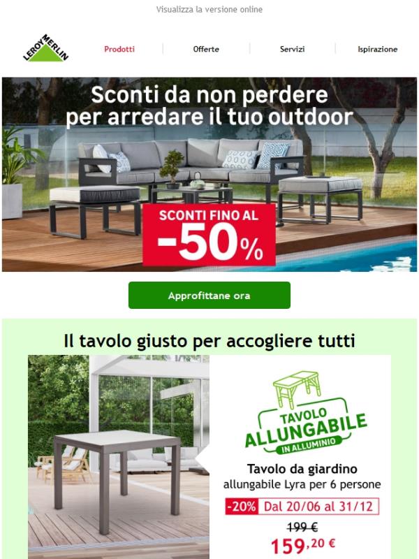 Arredi fino al -50%: ora conviene!