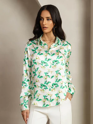 Image of 19Momme Seta Basic Colletto Militare Camicia