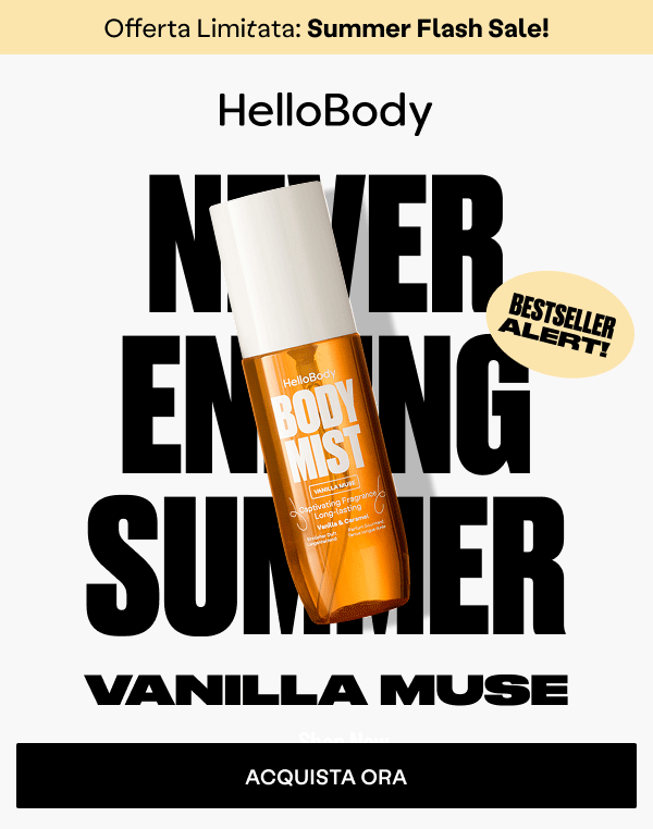 Never ending summer: Vanilla Muse! Offerta limitata: Summer flash sale!