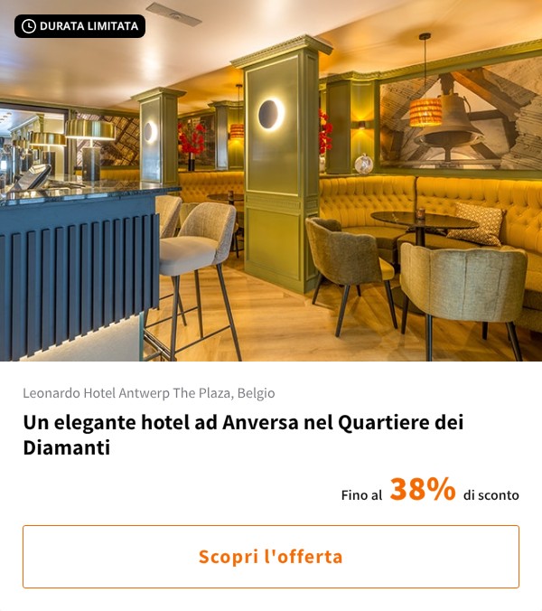 Un elegante hotel ad Anversa nel Quartiere dei Diamanti